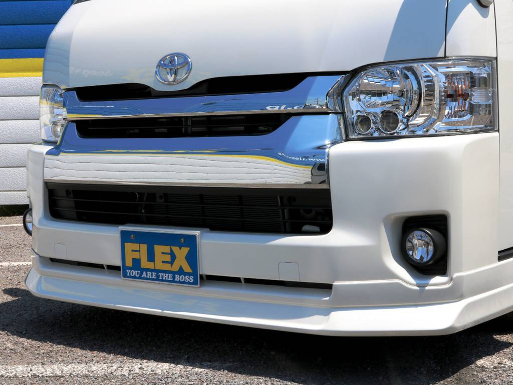 ＦＬＥＸオリジナルフロントリップスポイラー♪
