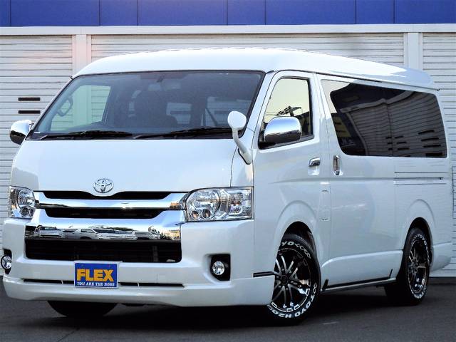 【新車ハイエースワゴン ４ＷＤ ＧＬ ＦＬＥＸオリジナル内装架装ＦＬＥＸ Ｖｅｒ６ トリプルナビＰＫＧ】