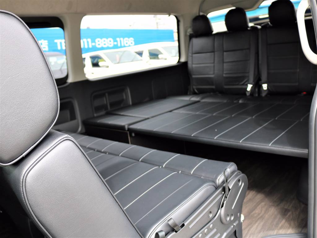 こんな贅沢な空間が車内にあるなんて夢のようですね！