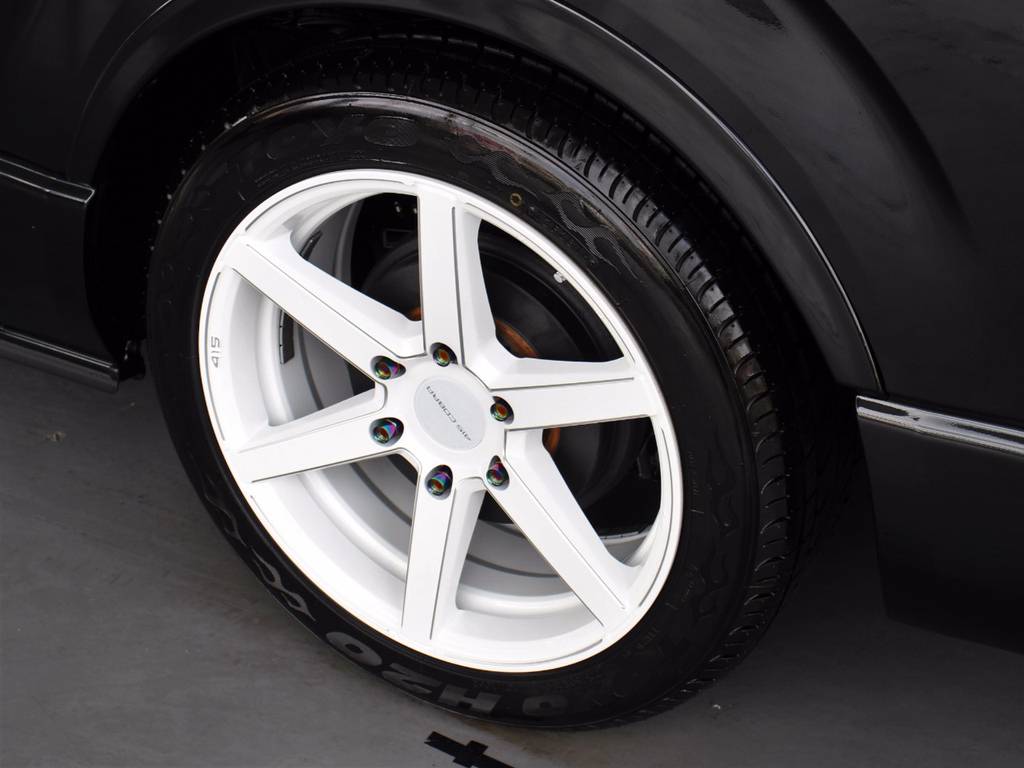 TOYO H２０タイヤ！　４１５コブラ１８インチアルミホイール！