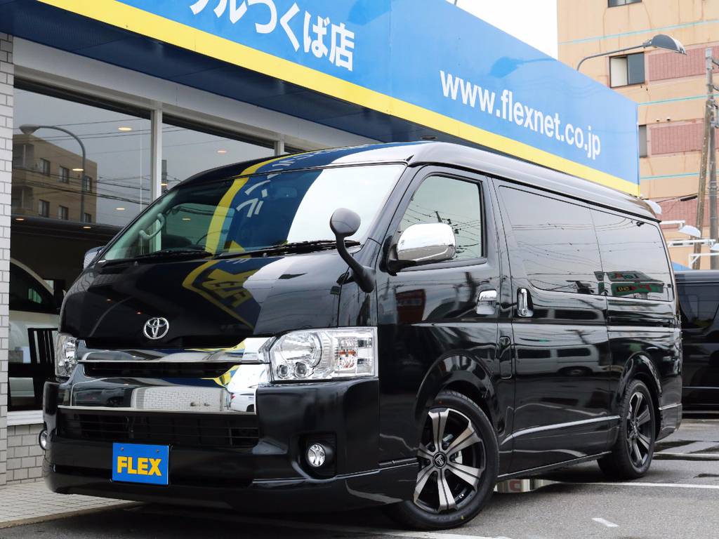 新車未登録ハイエースＷ「ＧＬ」１０人乗り、２ＷＤガソリン車！「アレンジＳＴ内装架装」オールフルフラット、ロングスライドレールと魅力的♪