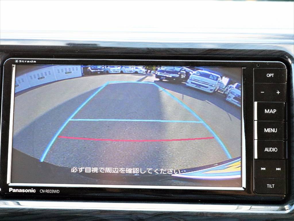 バックカメラも連動加工済みです！