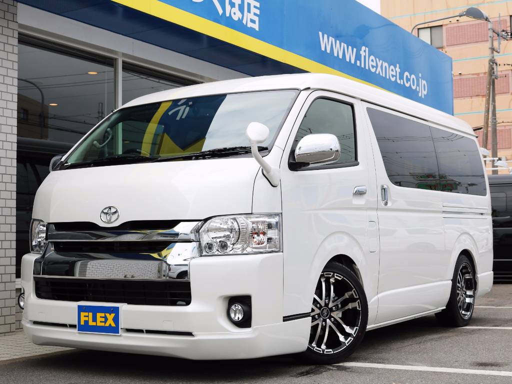 新車未登録ハイエースＷ「ＧＬ」１０人乗り、内装アレンジＶＥＲ３，４完成！床施工やベッドキットと魅力的な装備が満載♪