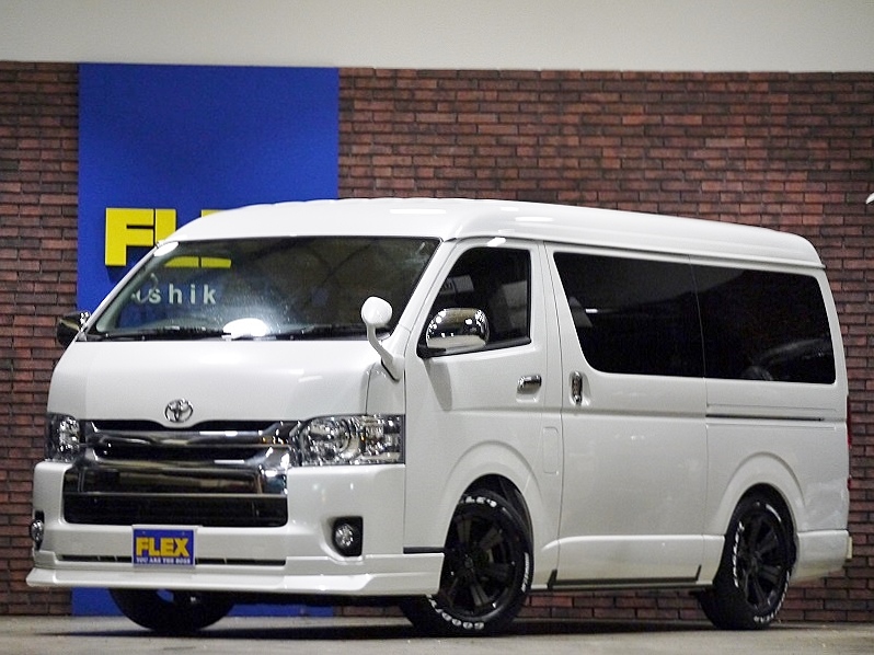 【新車未登録　ハイエースＷ　４ＷＤ　ＶＳＣ付　ＦＬＥＸオリジナル内装架装車アレンジＣＴ】
