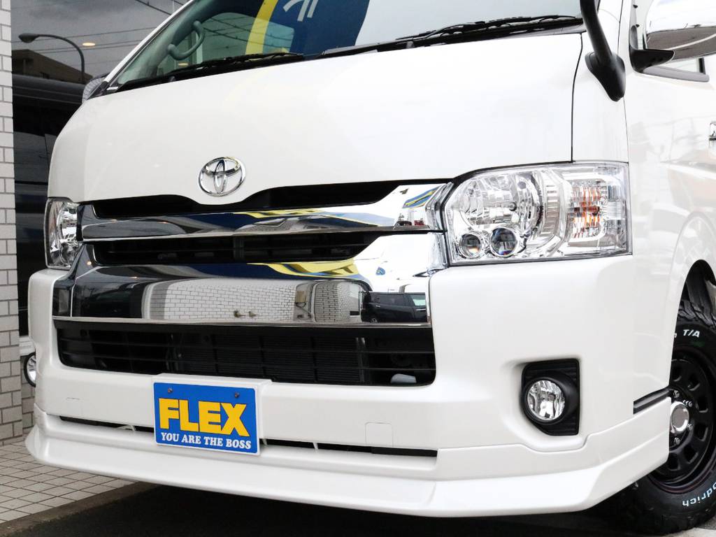 ＦＬＥＸオリジナル、デルフィーノフロントスポイラー！