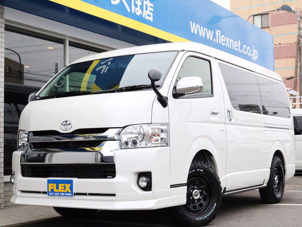 新車未登録ハイエースＷ「ＧＬ」１０人乗り４ＷＤガソリン車！内装アレンジ「ＣＴ」完成！