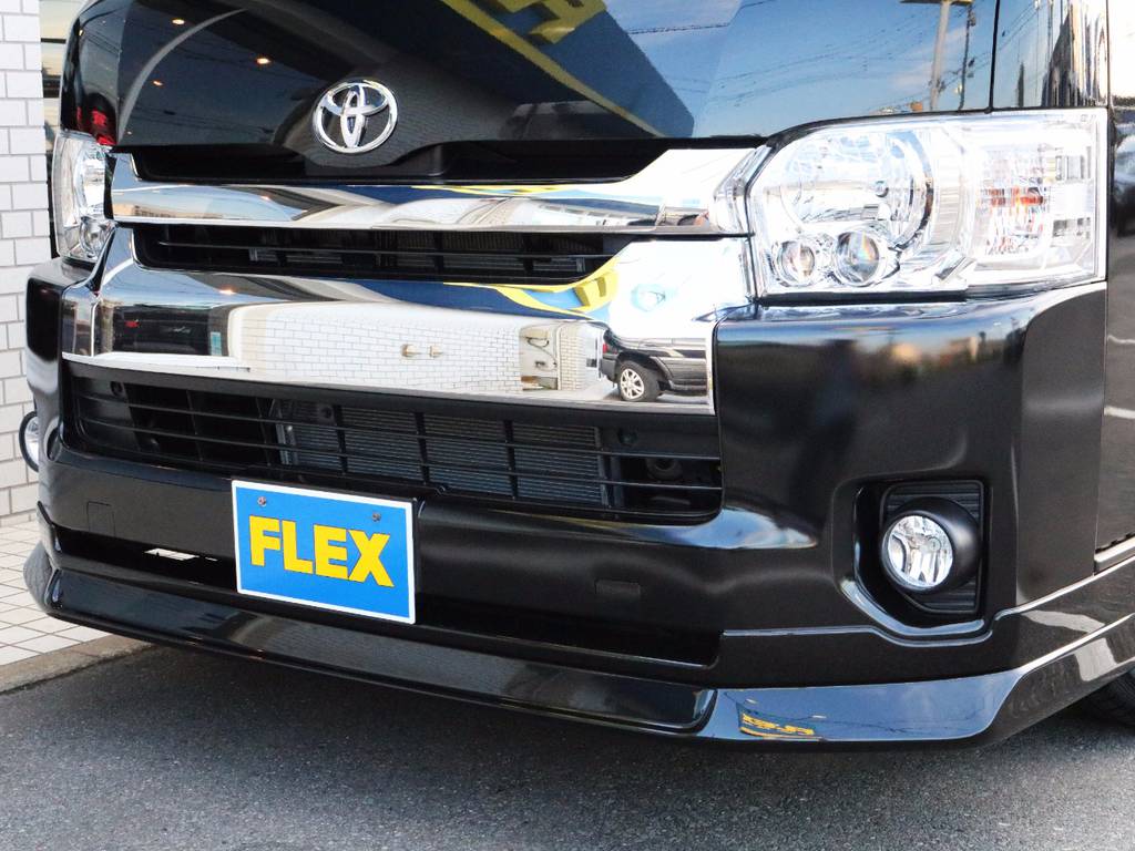 ＦＬＥＸオリジナル、デルフィーノラインフロントスポイラー！