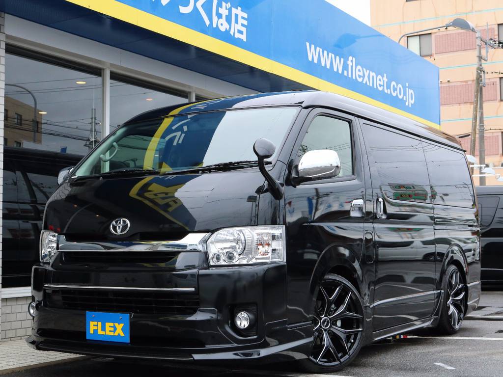 新車未登録ハイエースＷ「ＧＬ」１０人乗り、トヨタ車体ファインテックツアラー！ＷＡＬＤフルエアロコンプリート！