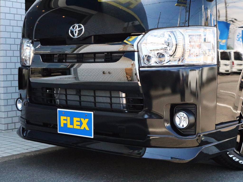ＦＬＥＸオリジナル、デルフィーノラインフロントリップスポイラー！