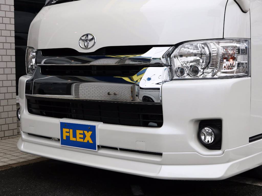 ＦＬＥＸオリジナル、デルフィーノラインフロントスポイラー！