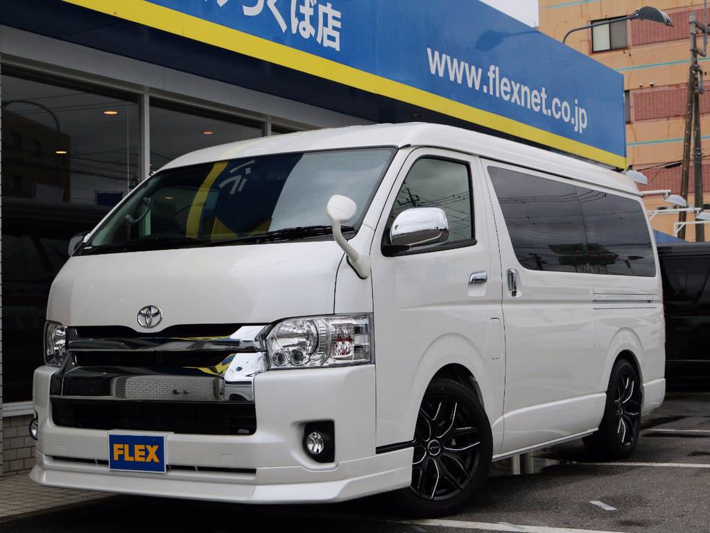 新車未登録ハイエースＷ「ＧＬ」１０人乗り２ＷＤガソリン車！内装アレンジＶＥＲ２、オールフルフラットに対応！