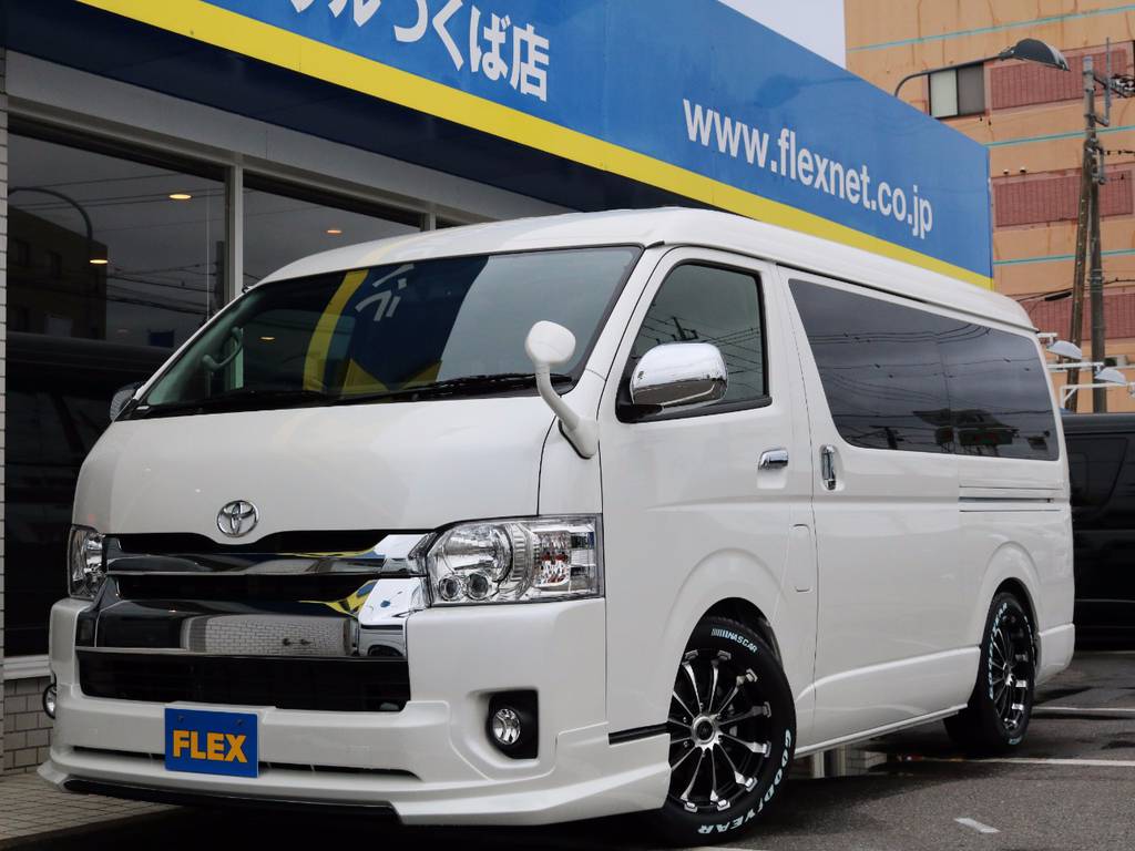 新車未登録ハイエースＷ「ＧＬ」１０人乗り、２ＷＤガソリン車！ＦＬＥＸオリジナル内装アレンジＶＥＲ１♪