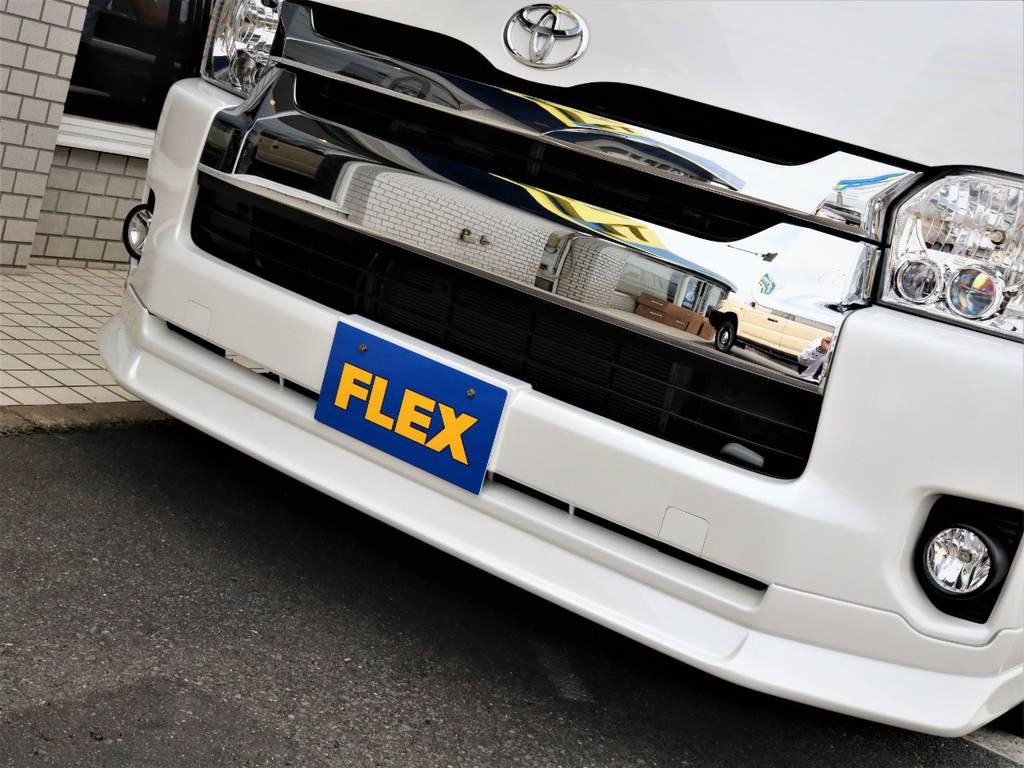 ＦＬＥＸオリジナル、デルフィーノラインフロントスポイラー！