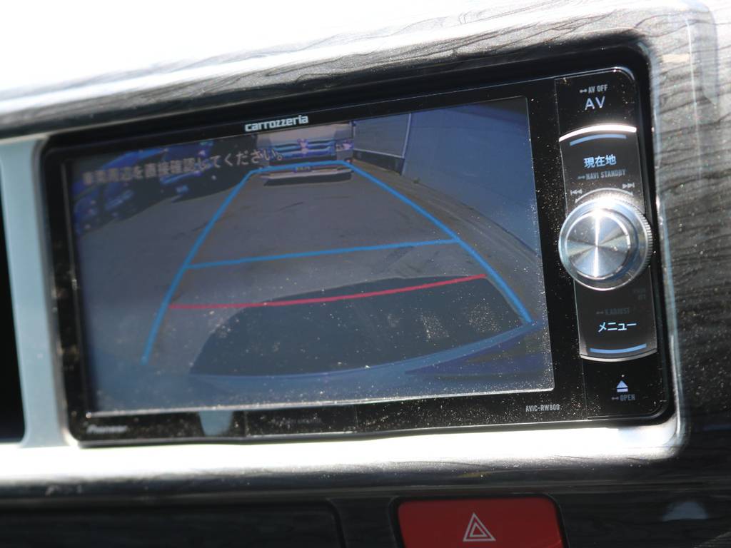 メーカーオプション バックカメラ映像もナビに映るように加工済！！