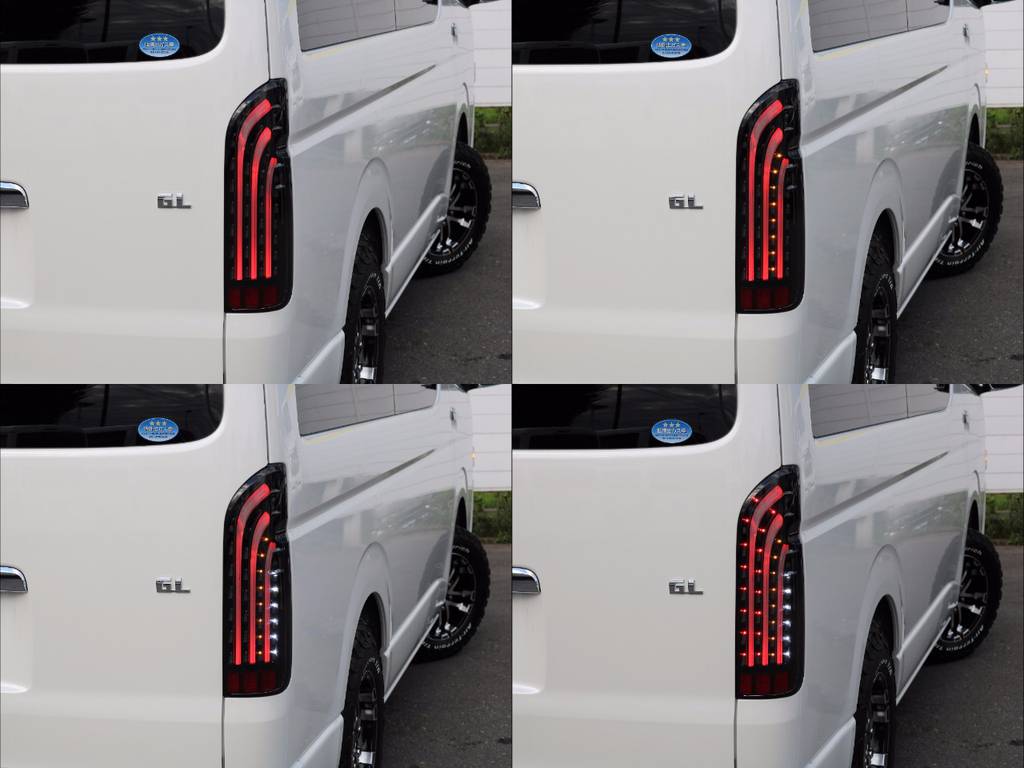 発色が良く後続車からの視認性も優れるＬＥＤテールランプ！