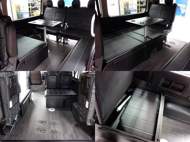 後ろ向き２名乗車、専用床張り済み！！