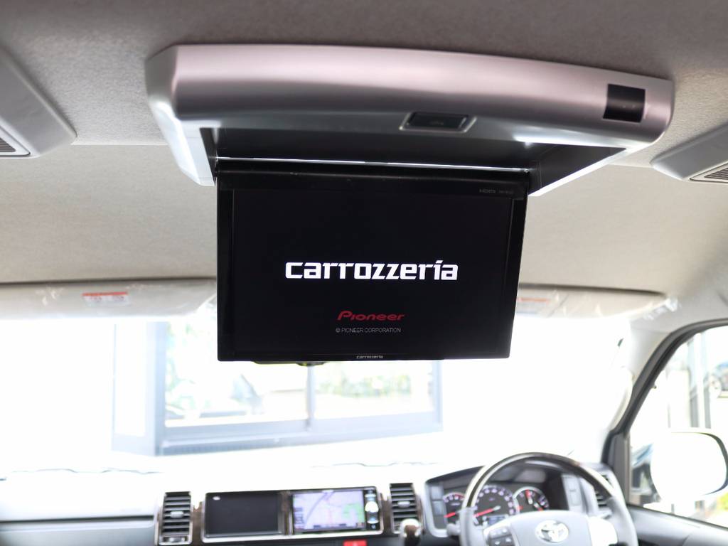 カロッツェリア　フリップダウンモニター！