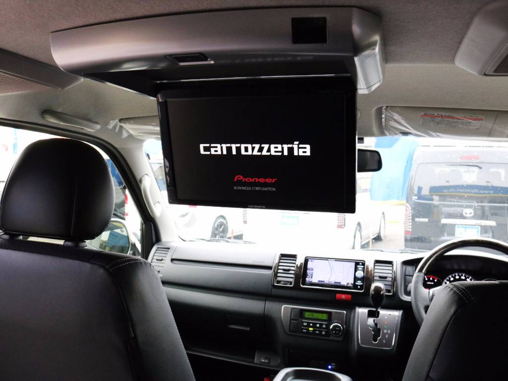 カロッツェリア製フリップダウンモニター！