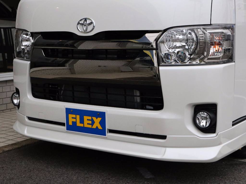 ＦＬＥＸオリジナル、デルフィーノラインフロントスポイラー！