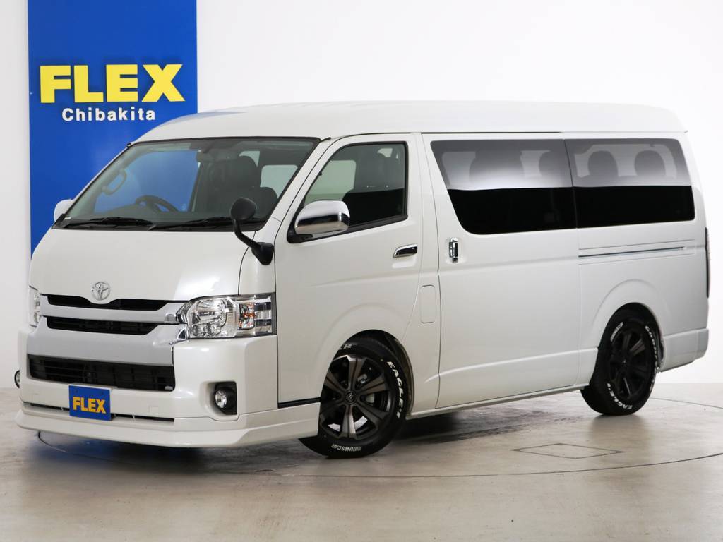 新車未登録　ハイエースワゴンＧＬ　ガソリン２ＷＤ　１０人乗り３ナンバー登録　内装アレンジ【アレンジＲ２】！！
