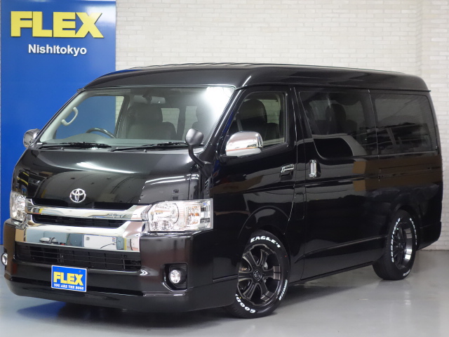 新車ハイエースワゴンＧＬ・シートアレンジＲ１（新法規制対応後向き座席・２名）当店人気シートアレンジが入庫しました！