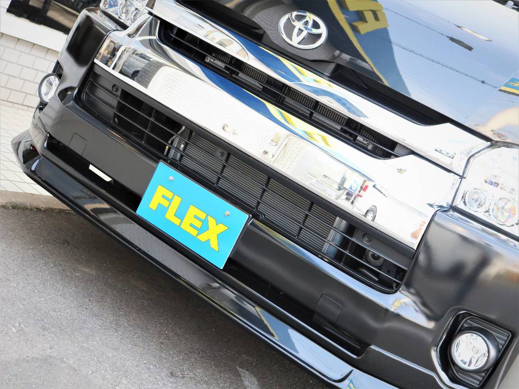 ＦＬＥＸオリジナルデルフィーノラインフロントスポイラー！