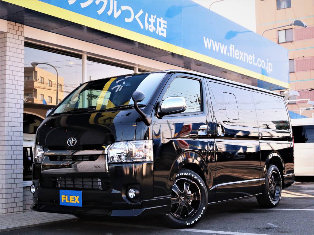 新車未登録ハイエースＶスーパーＧＬ５人乗り、ディーゼル２ＷＤ！内装アレンジＶＥＲ８完成！
