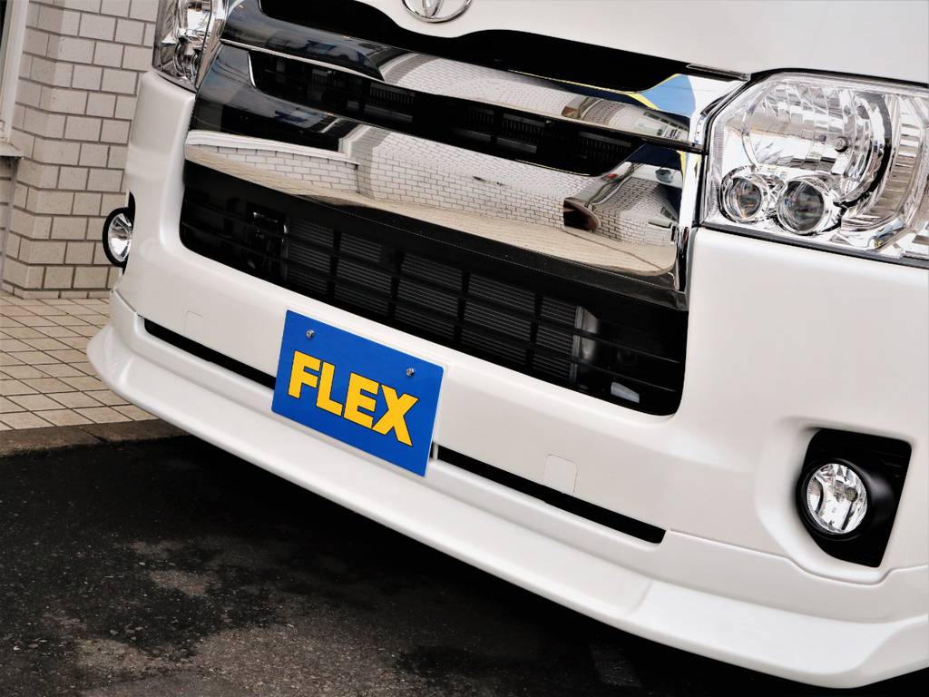 ＦＬＥＸオリジナルデルフィーノラインフロントスポイラー！