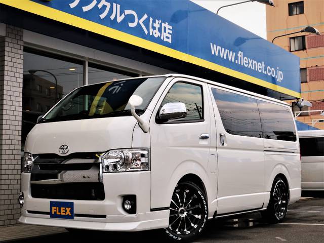 新車未登録ハイエースＶスーパーＧＬ５人乗りディーゼルターボ、４ＷＤ！人気のＶＥＲ４内装架装車輌♪