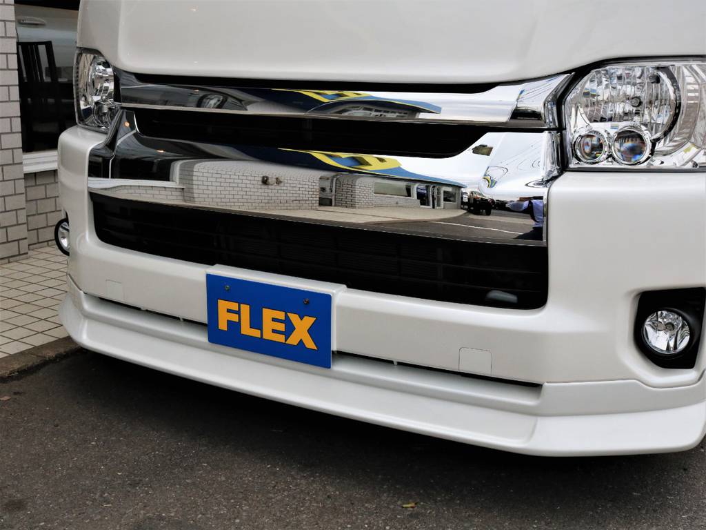 ＦＬＥＸオリジナルデルフィーノラインフロントスポイラー！