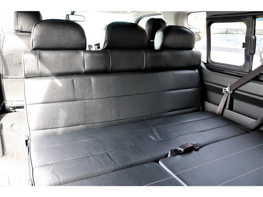 対座式にもなりますので車内空間をより楽しくお使い頂けます！