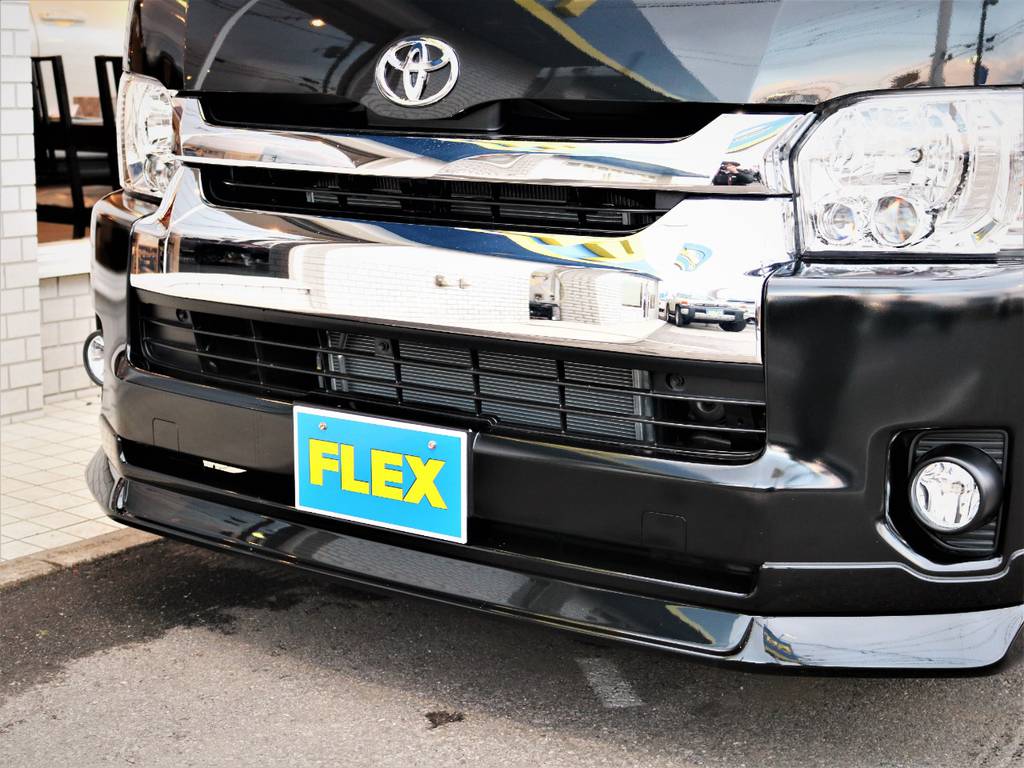 ＦＬＥＸオリジナルデルフィーノラインフロントスポイラー！！
