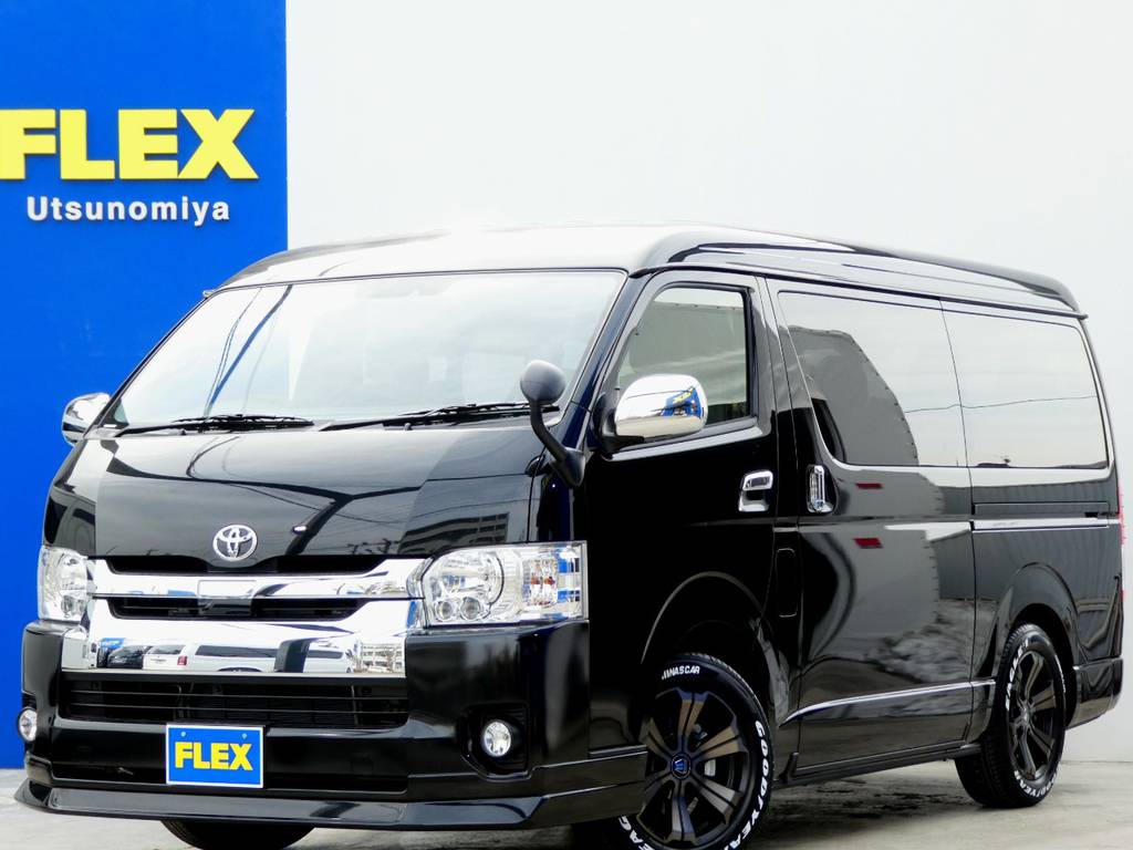 新車　ＴＳＳ付き　ハイエース　４ＷＤワゴン　内装架装ＶＥＲ２が入庫しましたよ！！
