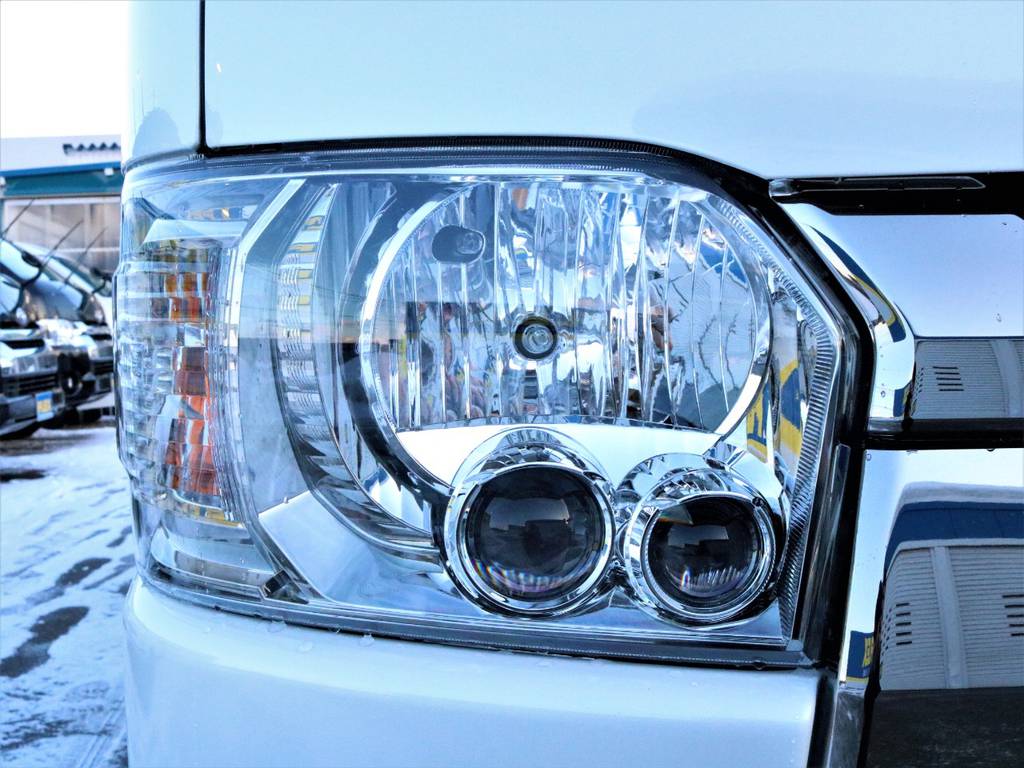 オプションのLEDヘッドランプ！