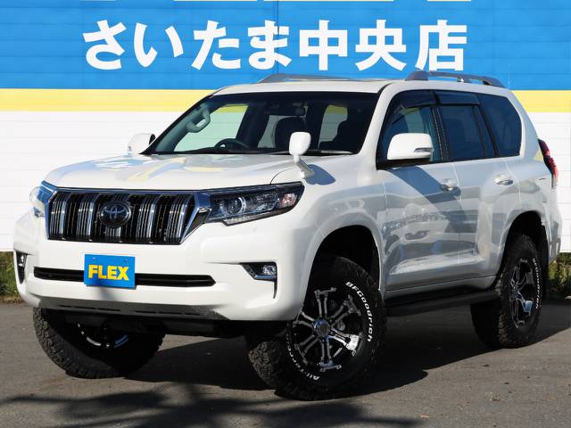 「衝突回避ブレーキ」「車線逸脱警報」「レーダークルーズコントロール」が搭載された新型１５０プラドが早くも入庫しました！！７人乗りのディーゼルターボ車★カスタム済みで即納可能ですよ(^^♪