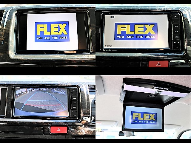 ナビ、サブモニター、フリップダウンモニターと充実の装備です！お好みの映像コンテンツを車内でお楽しみ頂けます！
