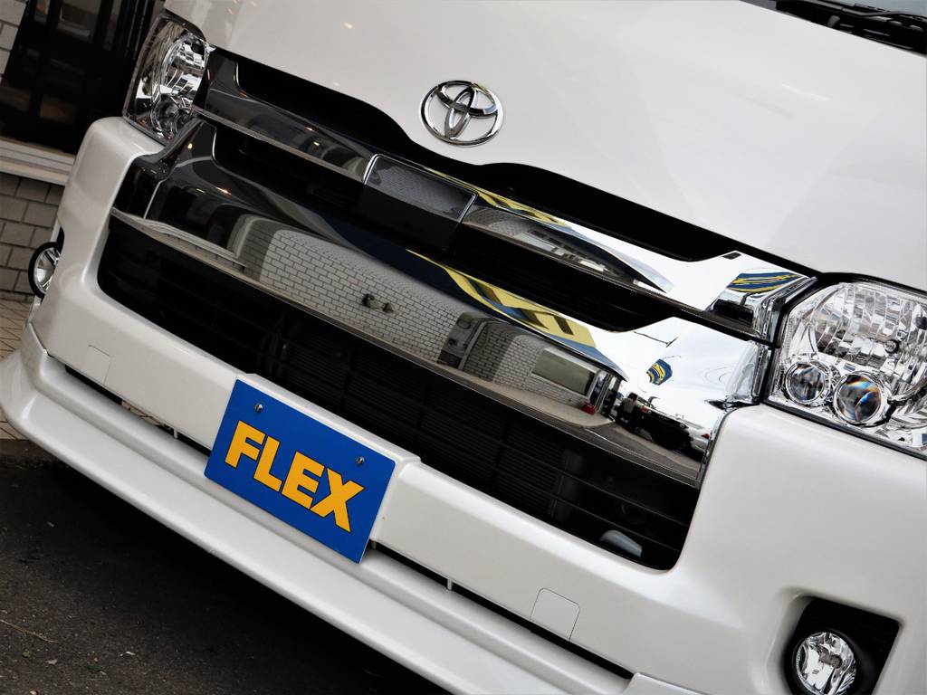 ＦＬＥＸオリジナル、デルフィーノラインフロントスポイラー！