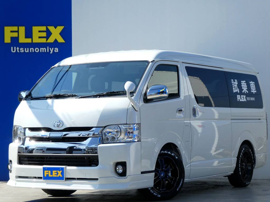 Ｈ３０年　ハイエース　ワゴンＧＬ　新型ＴＳＳ付　試乗車が完成いたしました！！