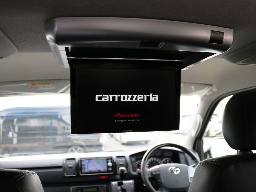 カロッツェリア　フリップダウンモニター！
