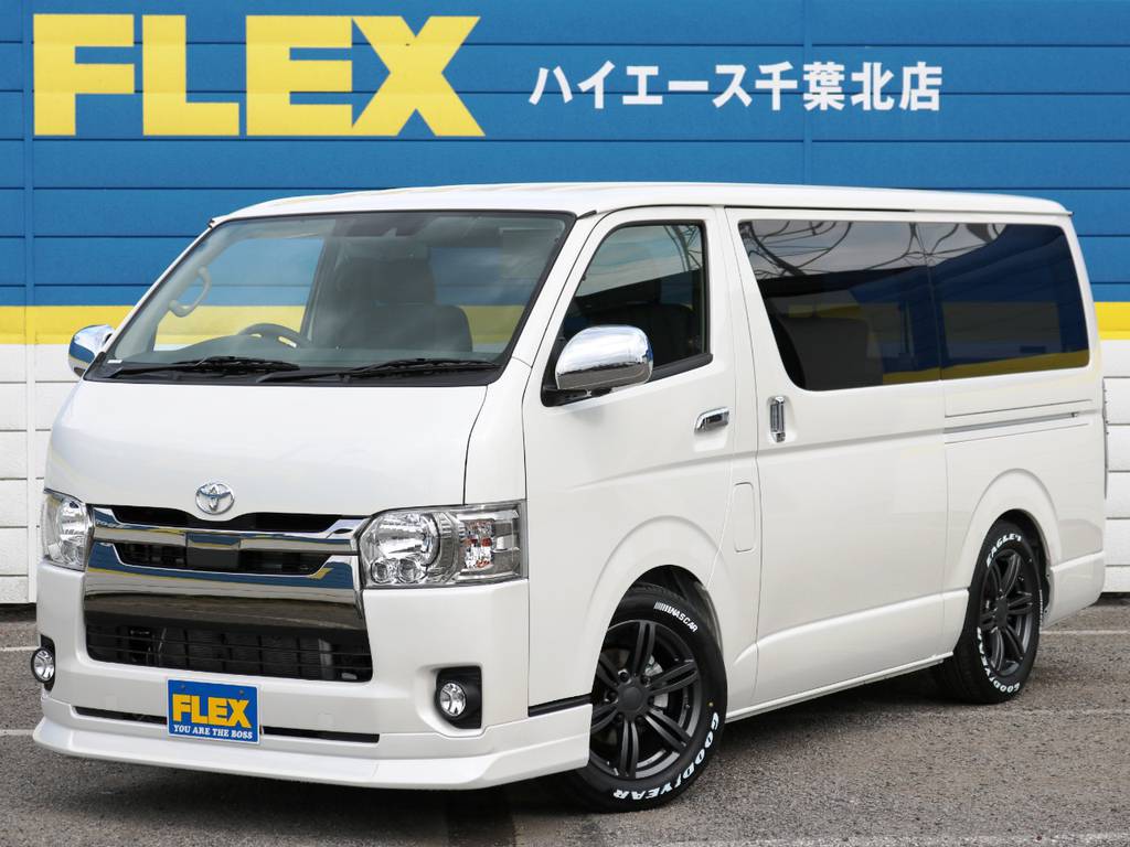 新車未登録　ハイエースバン　Ｓ－ＧＬ　ダークプライム　ガソリン２ＷＤ　内装アレンジＶｅｒ４！