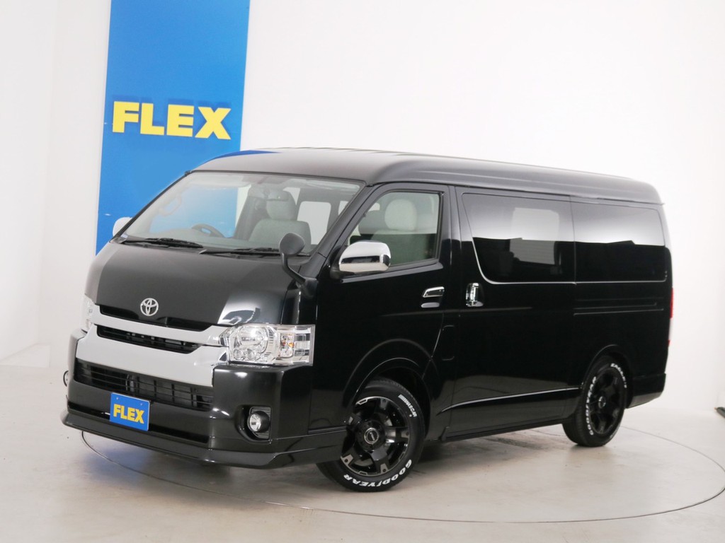 ハイエースワゴンＧＬ　ガソリン４ＷＤ　１０人乗り３ナンバー登録　寒冷地仕様　ＦＬＥＸオリジナル内装アレンジ【Ｖｅｒ５】！