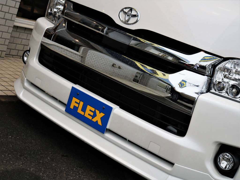FLEXオリジナルデルフィーノラインフロントスポイラー！