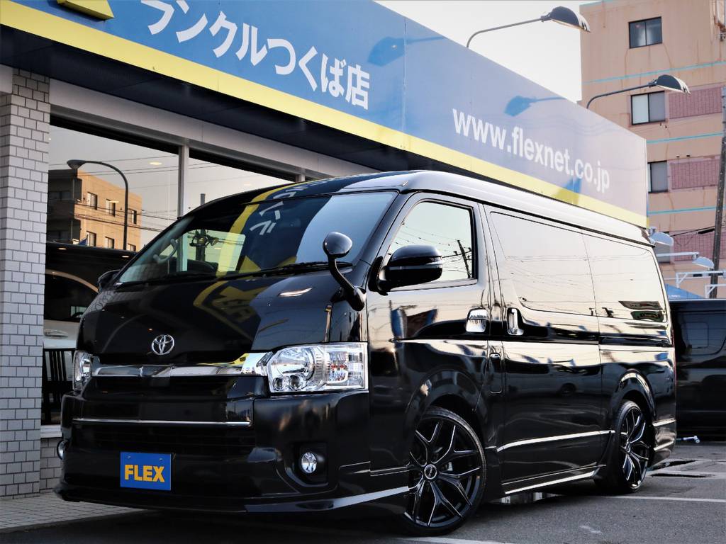 新車未登録ハイエースＷ「ＧＬ」１０人乗り２ＷＤガソリン車、内装アレンジＲ１、ＷＡＬＤフルエアロ♪