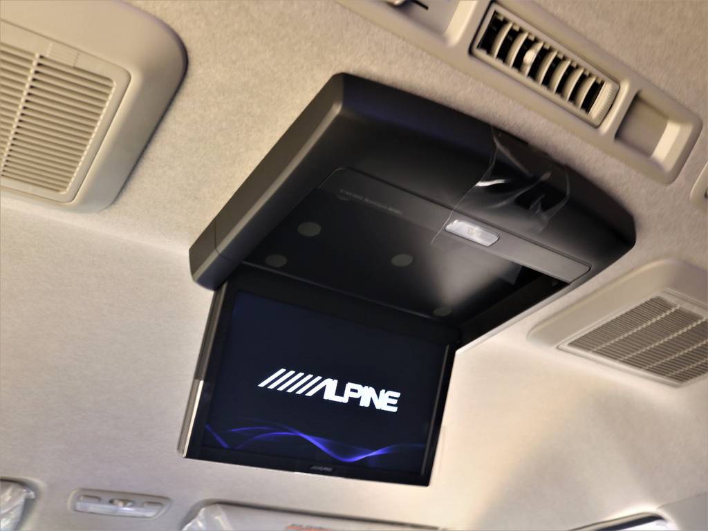 【ALPINEフリップダウンモニター】装着！！