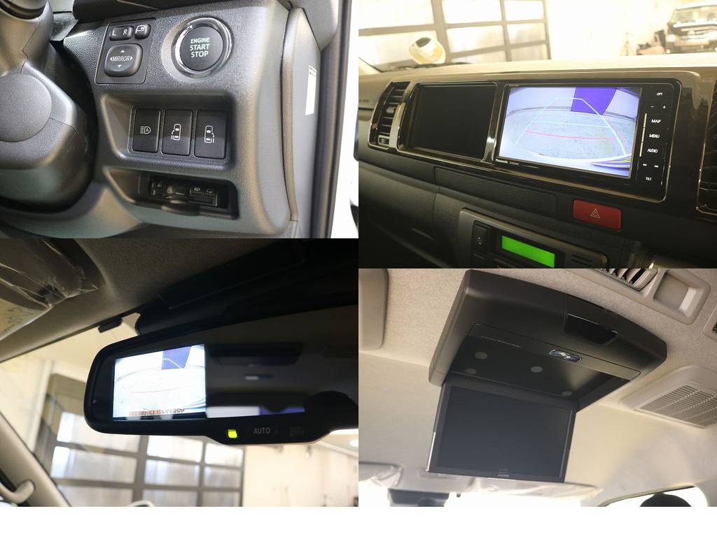 【Panasonic　strada ナビ】【ALPINE　フリップダウンモニター】装着済み！！