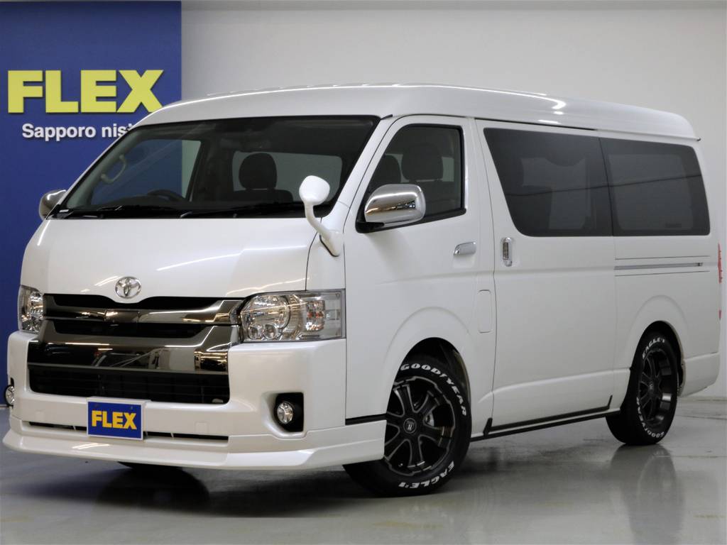 新型ハイエース スーパーGL ワイドバン 4WD ダークプライム FU-W内装架装車　入庫です！！