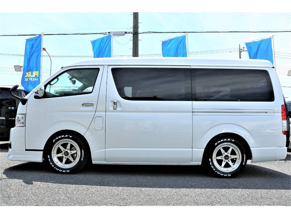 全長484センチ！人も荷物もお任せ！高さは約205センチなので210センチの立体駐車場などもご利用いただけます！