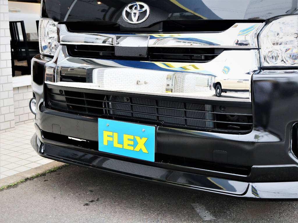 ＦＬＥＸオリジナルデルフィーノラインフロントスポイラー！