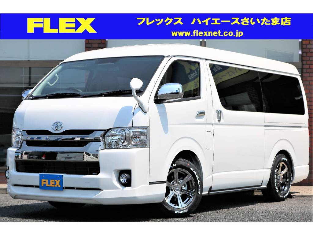 新車 ハイエースバンスーパーGL ワイド4WD！人気のダークプライムをFLEXオリジナル内装レイアウトのVer.8に施工しました！