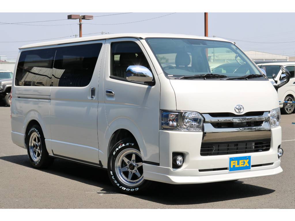 全国納車も大歓迎です！お問合せお待ちしております！ハイエース仙台店　TEL：022-288-0411　MAIL：sendai@flex.jp